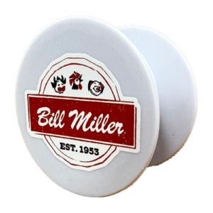 Bill Miller logo white phone grip